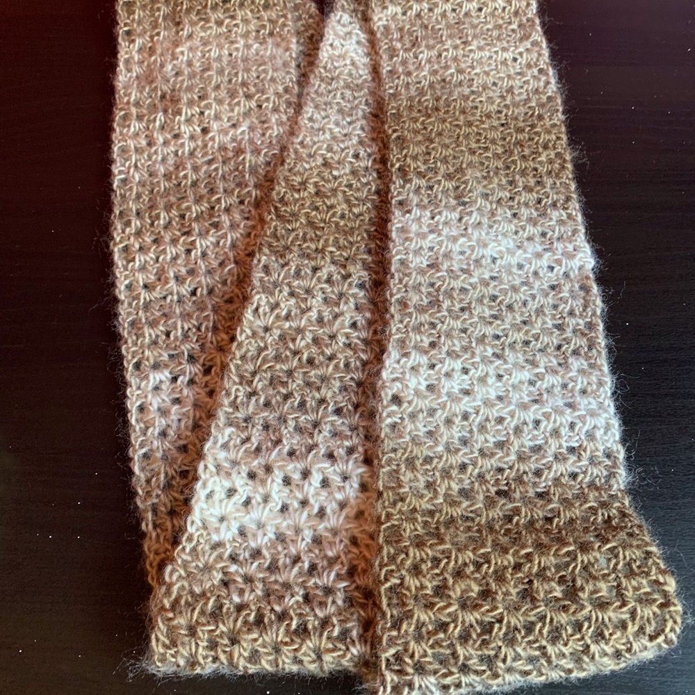 Cappuccino infinity scarf